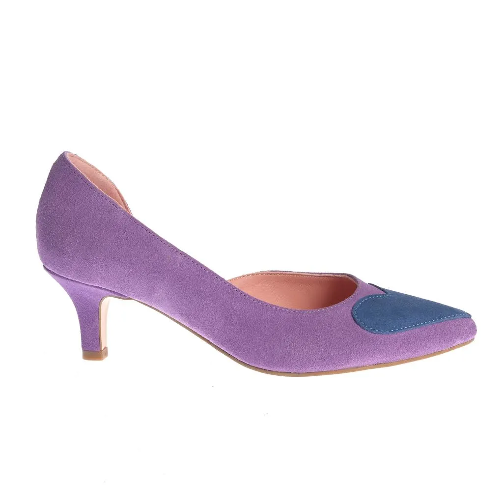 Ana Urbana Shoes Ana pantofi mov-albastru slip-on