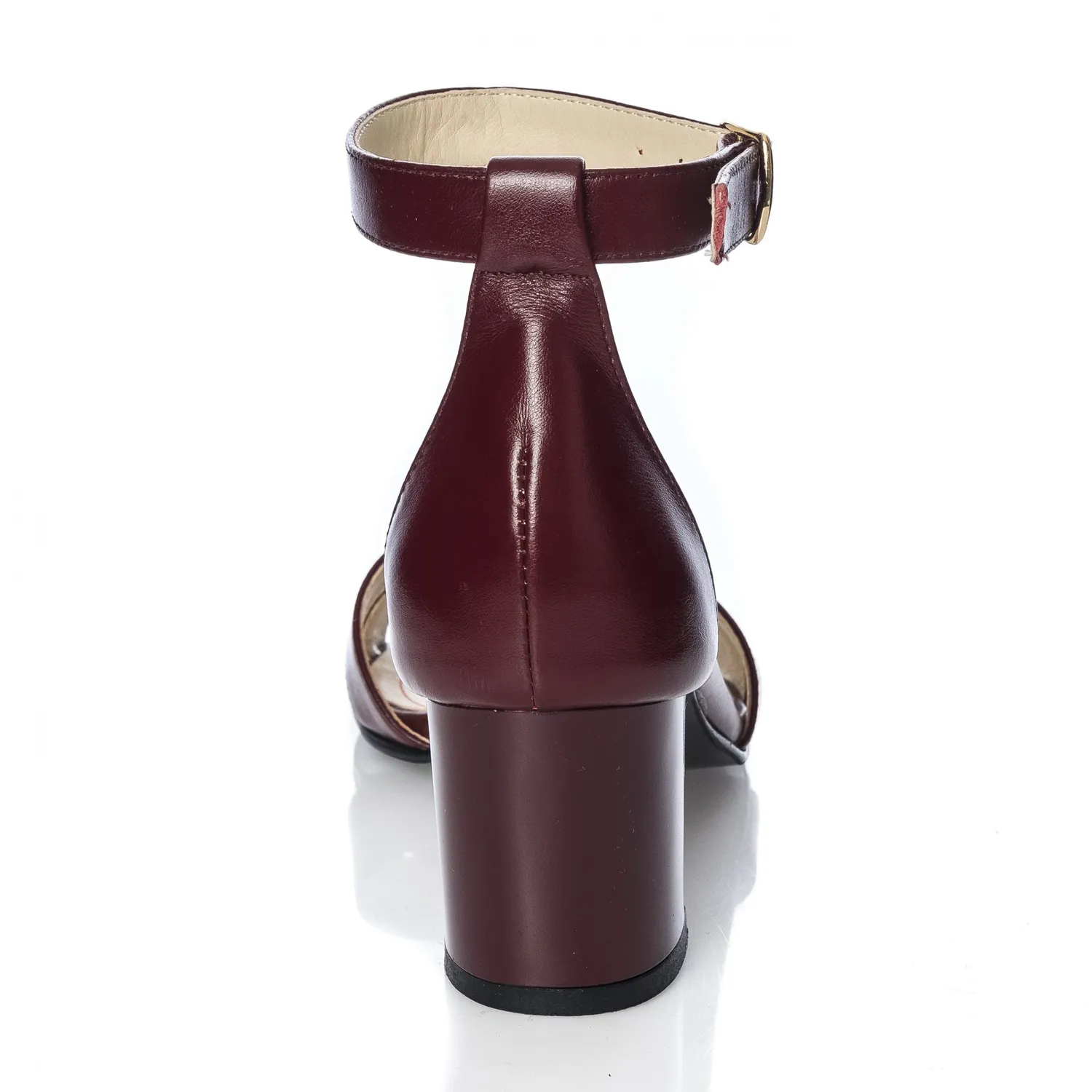 Catinca Shoes S4 BO sandale dama piele bordo