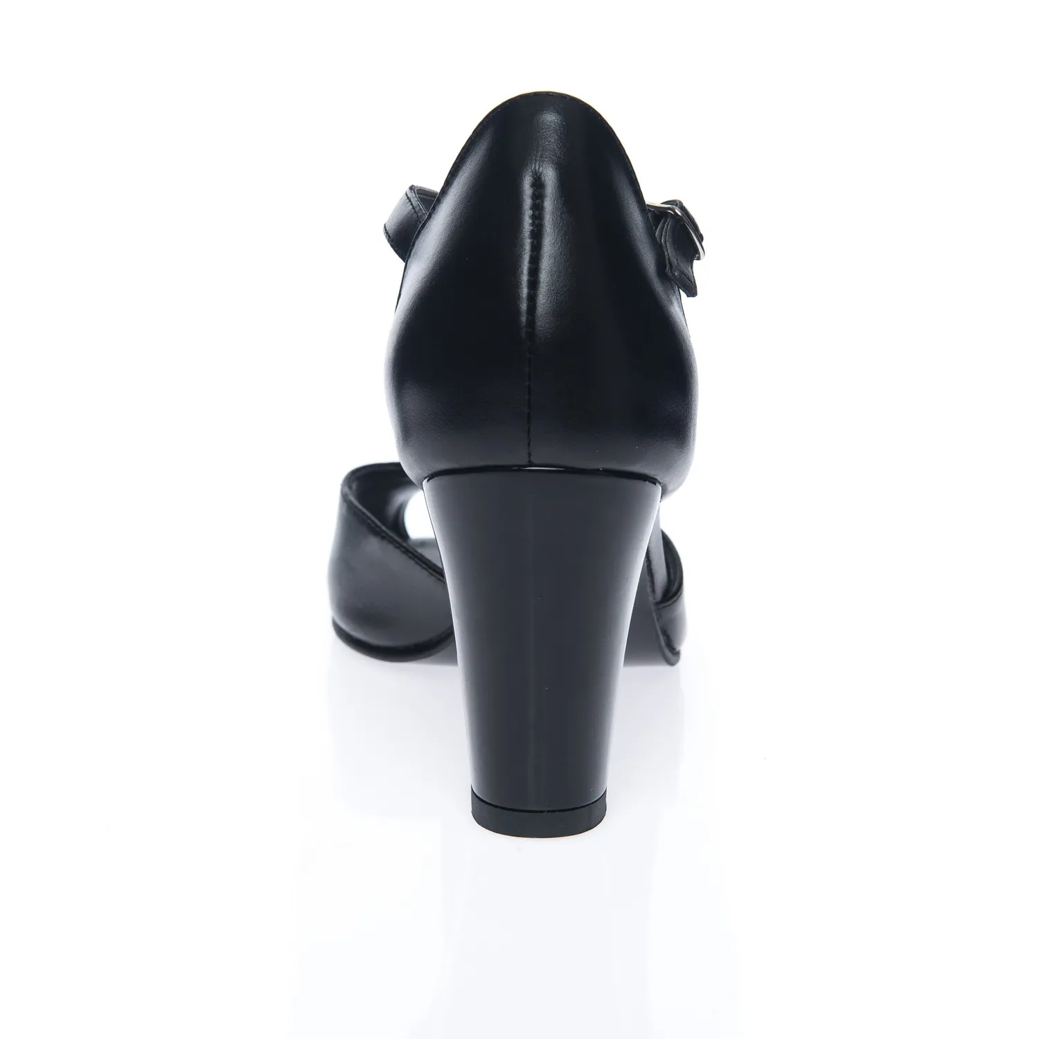 Catinca Shoes D8 NB sandale piele negru box dama