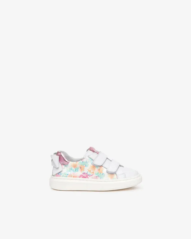 NeroGiardini sneakers fete velcro print floral primavara