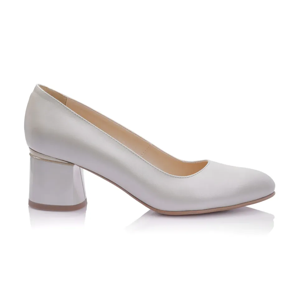 Catinca Shoes A72 BS pantofi dama bej sidef piele