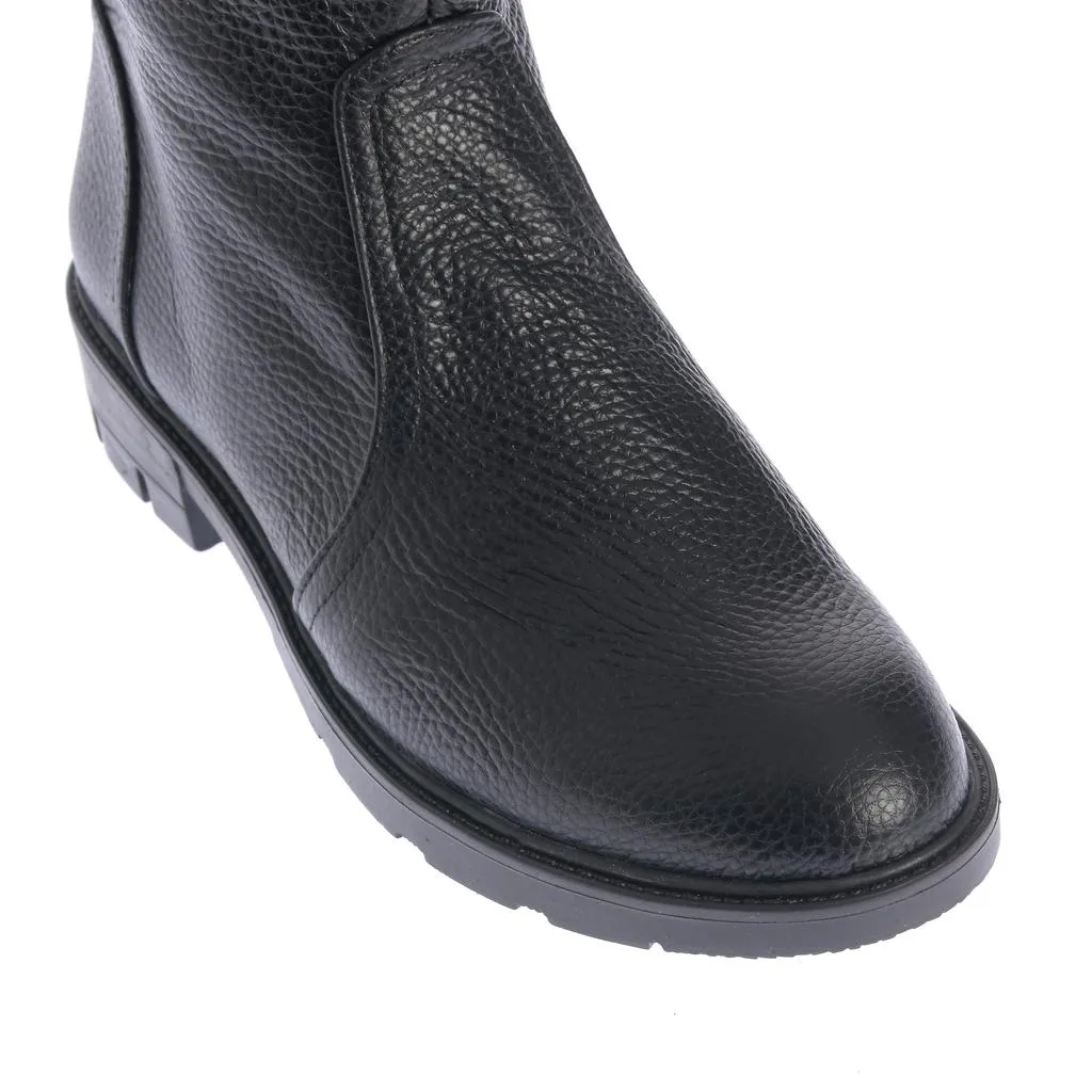 Ana Urbana Dorothea ghete piele negre toc bloc