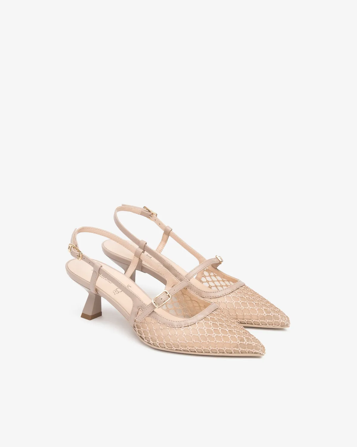 NeroGiardini slingback dama piele si panza