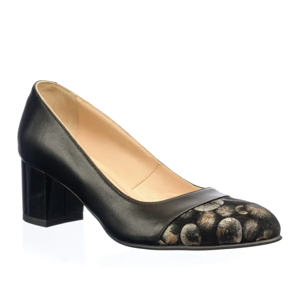 Catinca Shoes A3 NVCG pantofi dama negri piele naturala