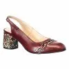 Catinca Shoes V55 BOT sandale bordo trandafiri piele