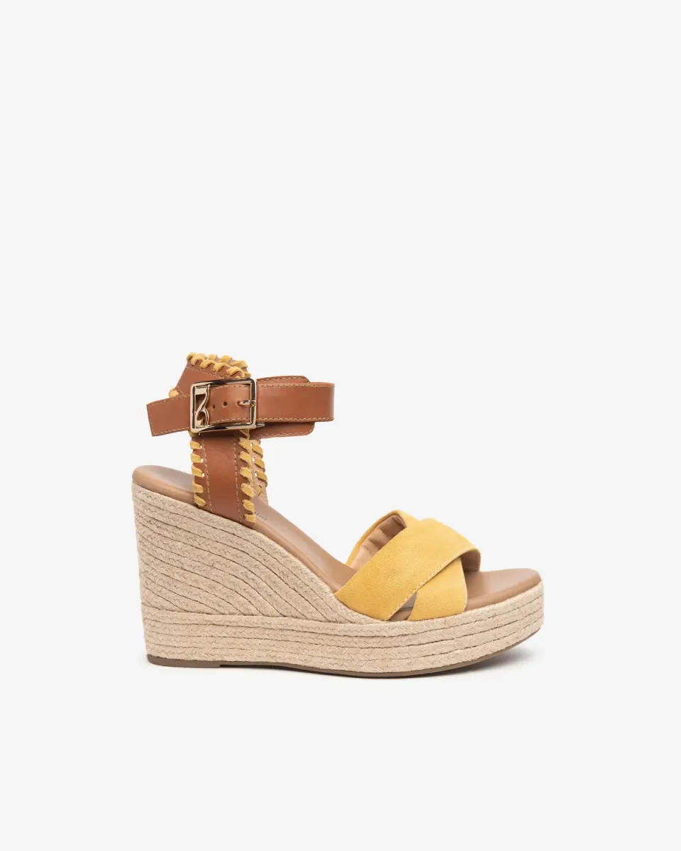 NeroGiardini Sandale Dama Piele cu Platforma 10 cm