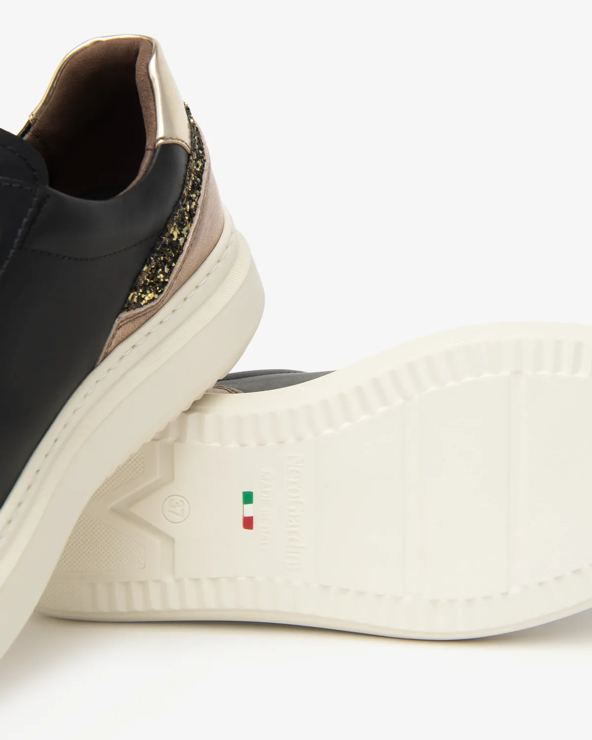 NeroGiardini sneakers damă piele și material tehnic iarnă