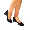 Catinca Shoes A6 NAPC pantofi dama piele naturala negri patratele