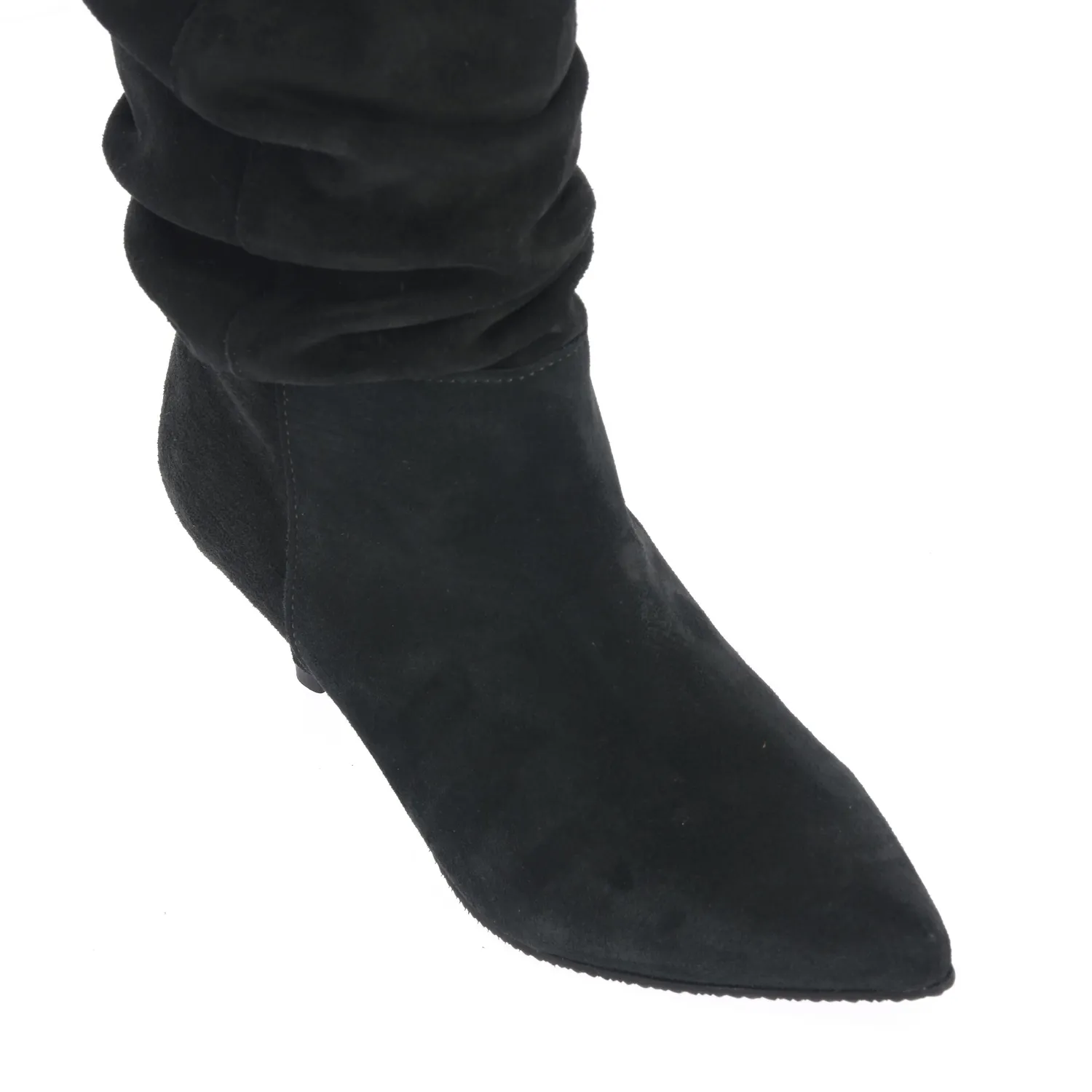 Ana Urbana Shoes Amelia cizme verde închis piele