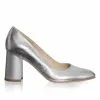 Catinca Shoes R11 pantofi dama piele naturala argintiu