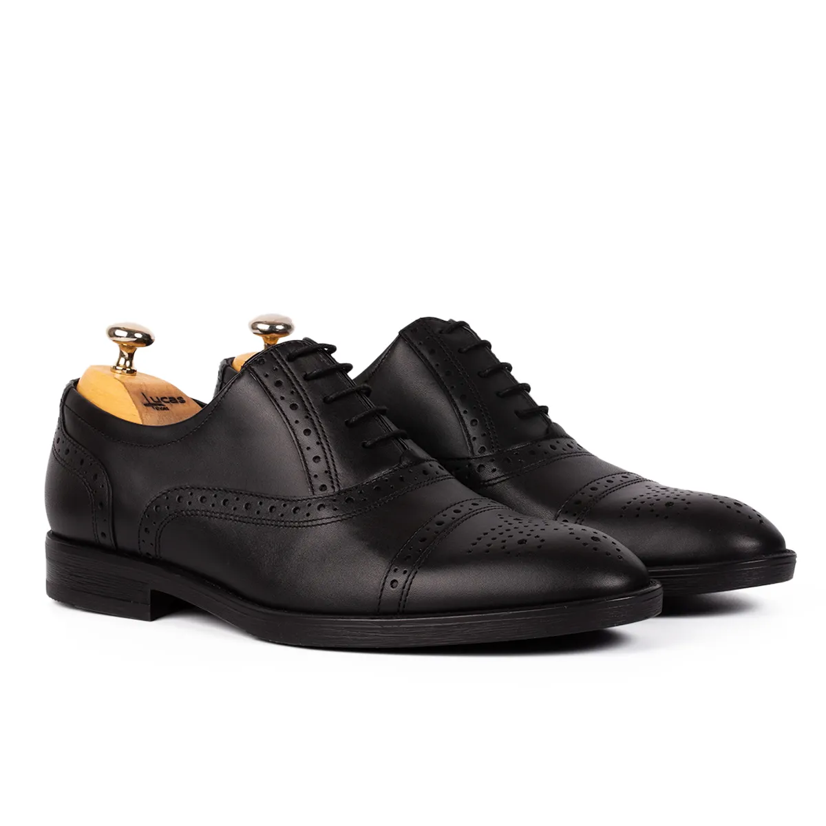 Lucas Shoes Elegant 359 Mod100 pantofi negri piele