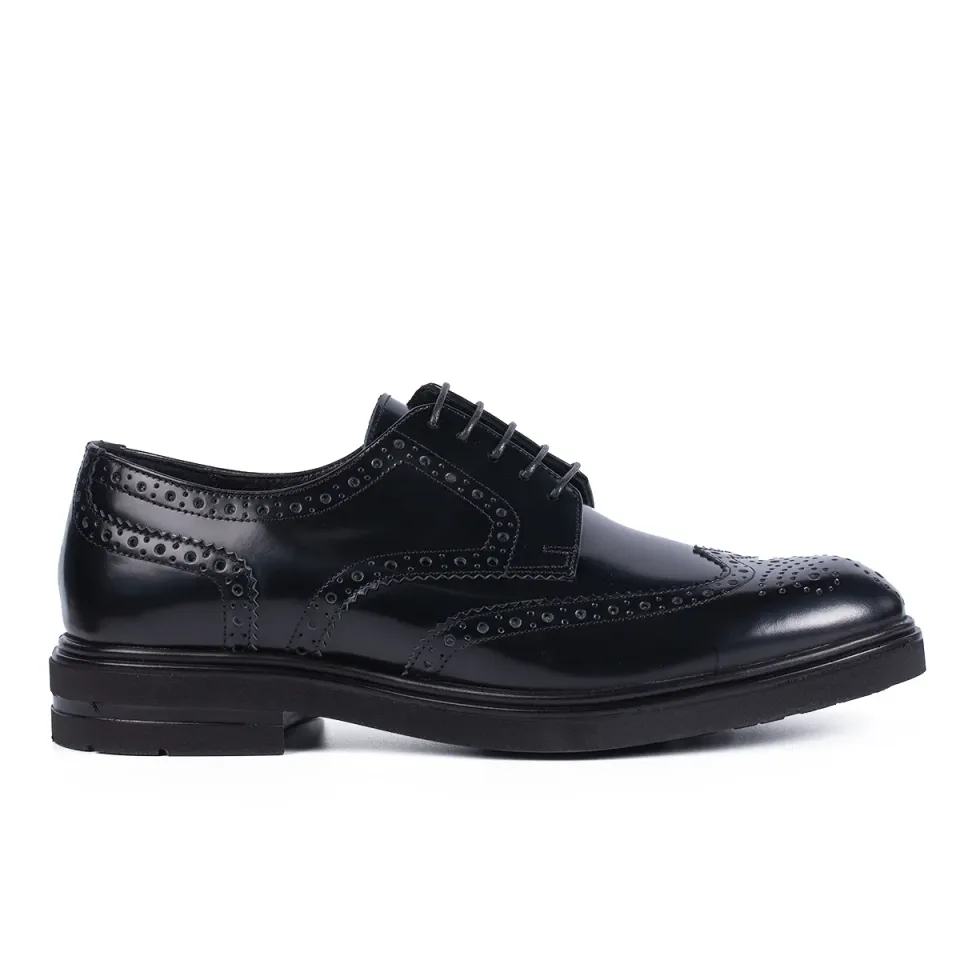 Lucas Shoes 550 Oslo pantofi eleganți negri lac mat