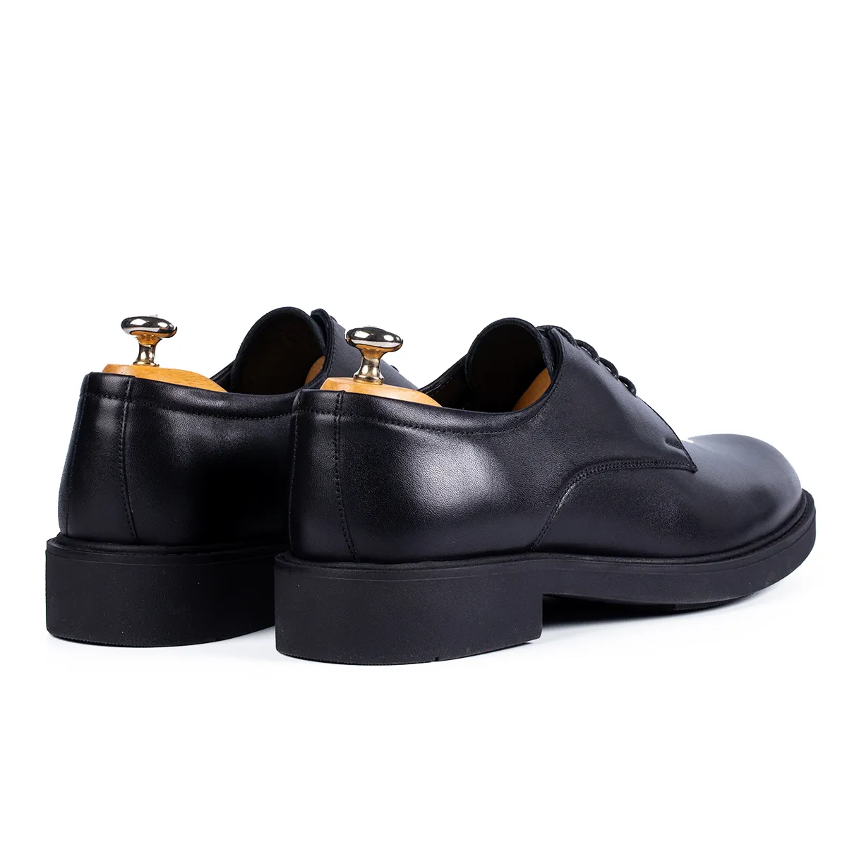 Lucas Shoes 346 Elegant pantofi piele negru talpă ușoară