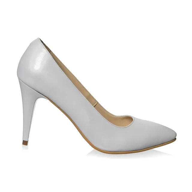 Catinca Shoes A16 pantofi damă piele naturală alb box