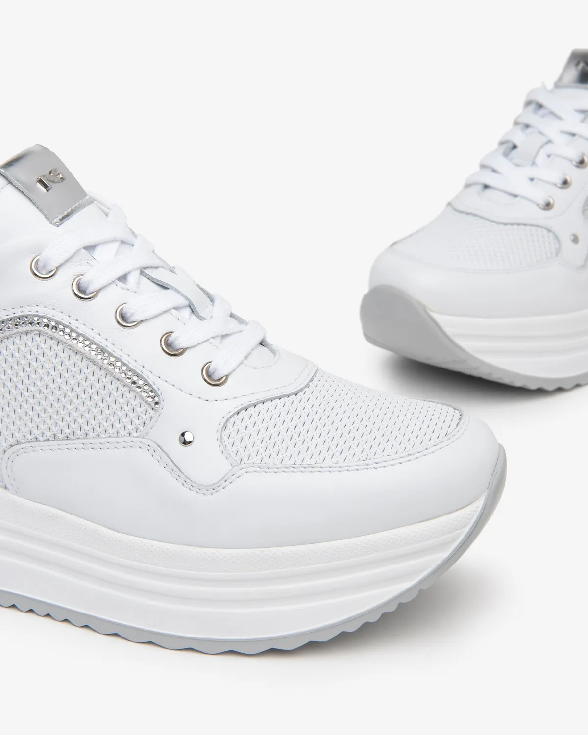 NeroGiardini sneakers piele dama cu brant DryGo