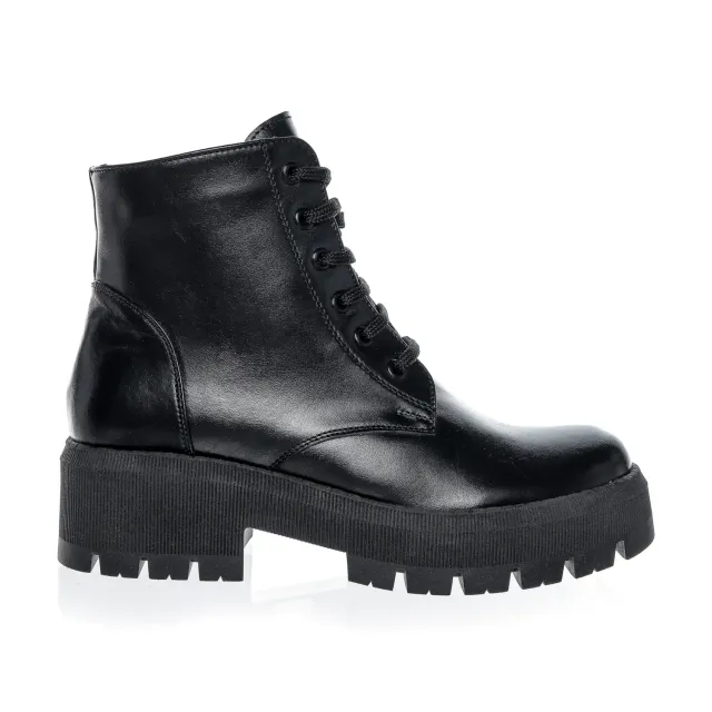 Catinca Shoes BC355 NB bocanci damă negru box piele