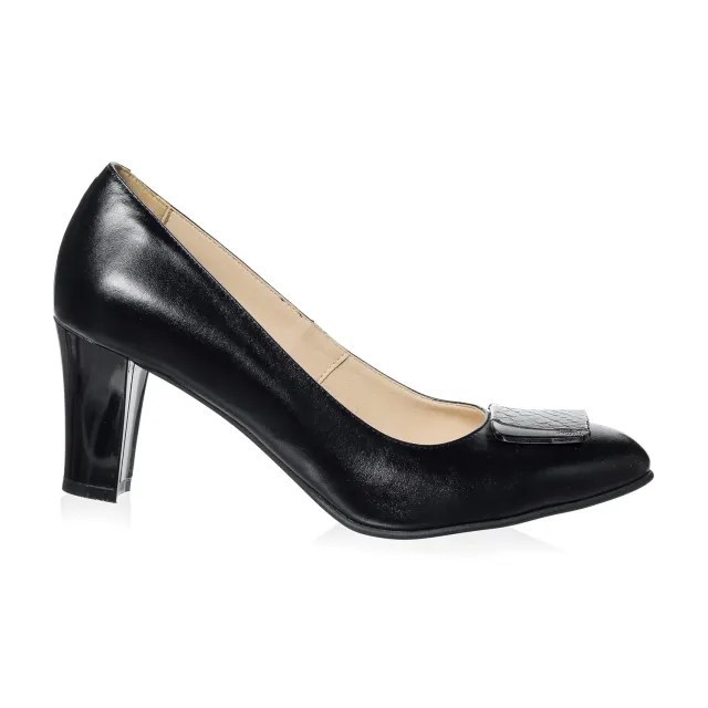 Catinca Shoes A35 NB pantofi piele negru box