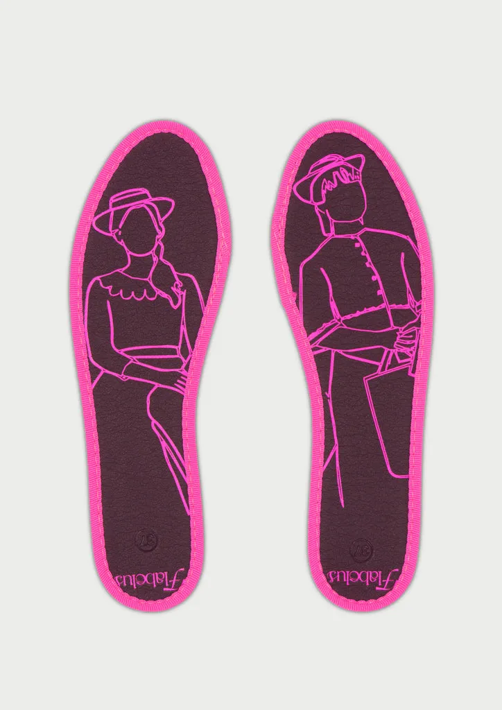 Flagelus Mujercitas Insole Pink branturi bumbac roz