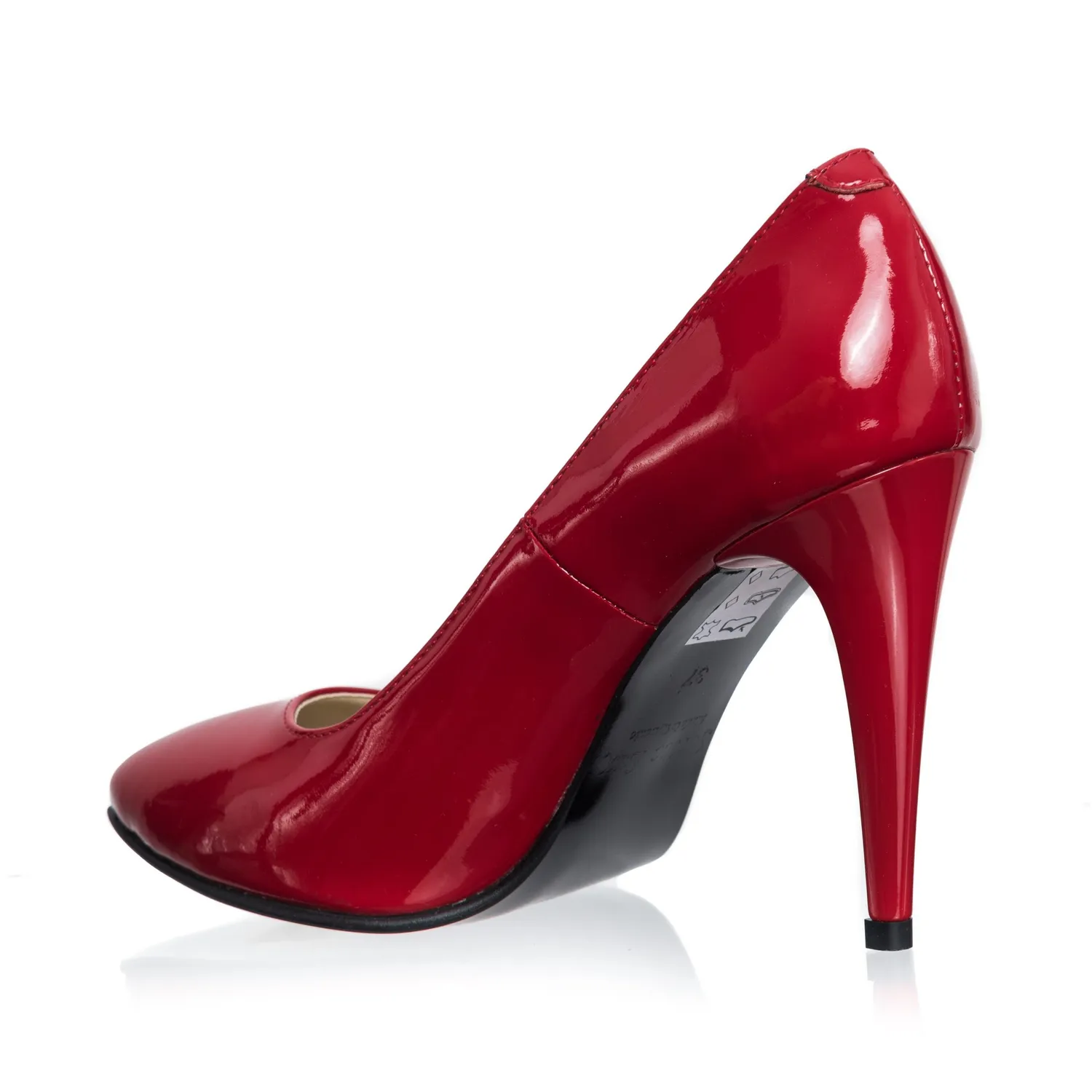 Catinca Shoes 2691 RL stiletto piele roșu lac