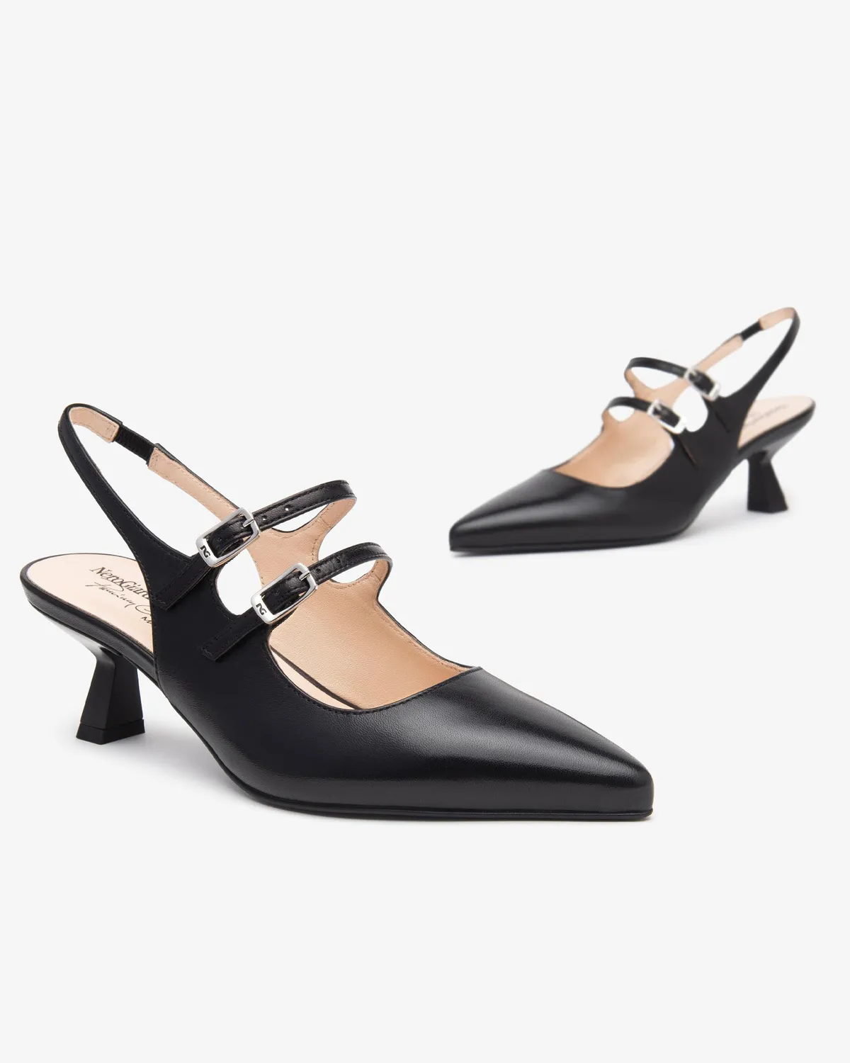 Slingback dama piele NeroGiardini Premium ceremonie