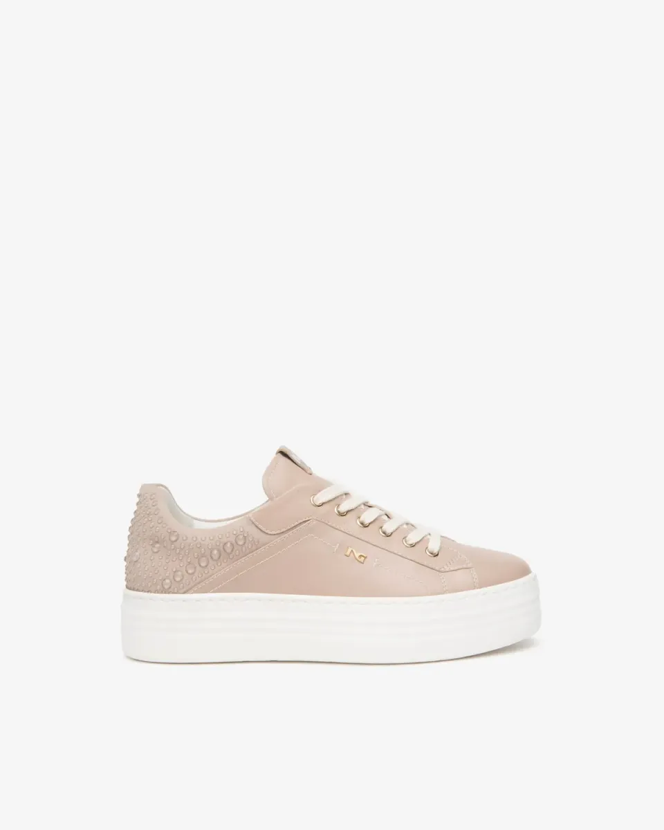 NeroGiardini sneakers piele + intoarsa dama Dry-Go