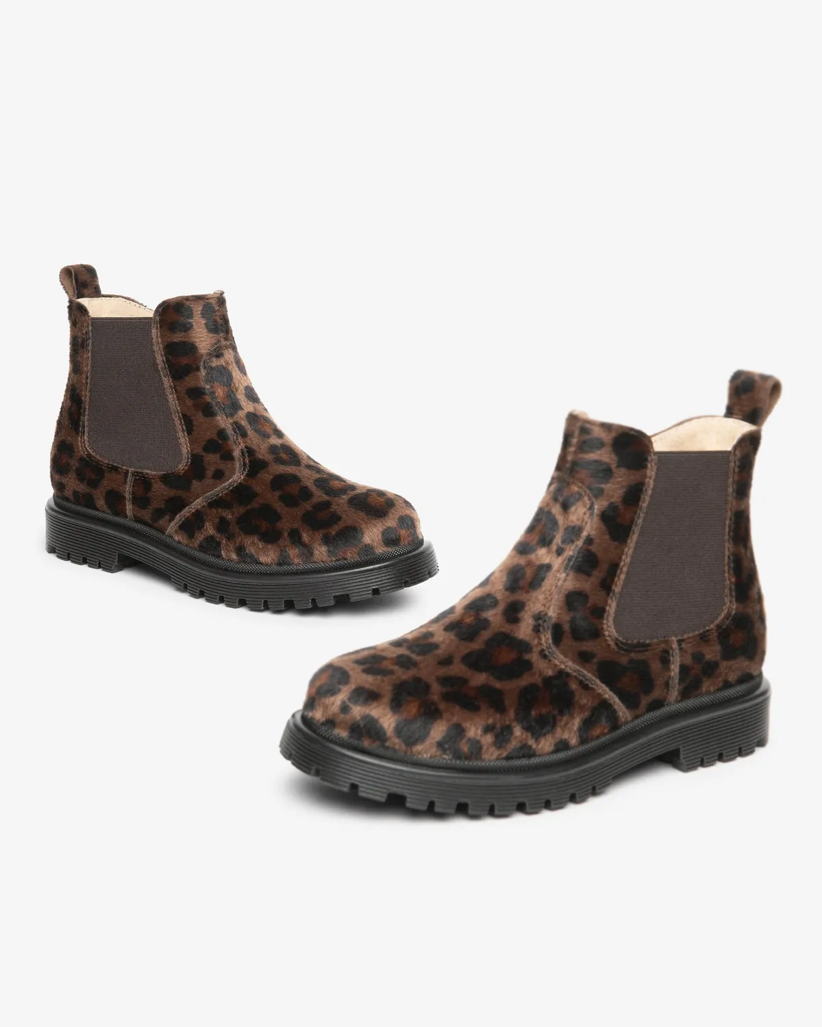 NeroGiardini ghete chelsea fete animal print iarna