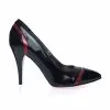 Catinca Shoes 2692 NL pantofi stiletto piele naturala negru lac