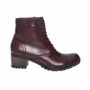 Catinca Shoes BC1 B ghete bordo piele naturală