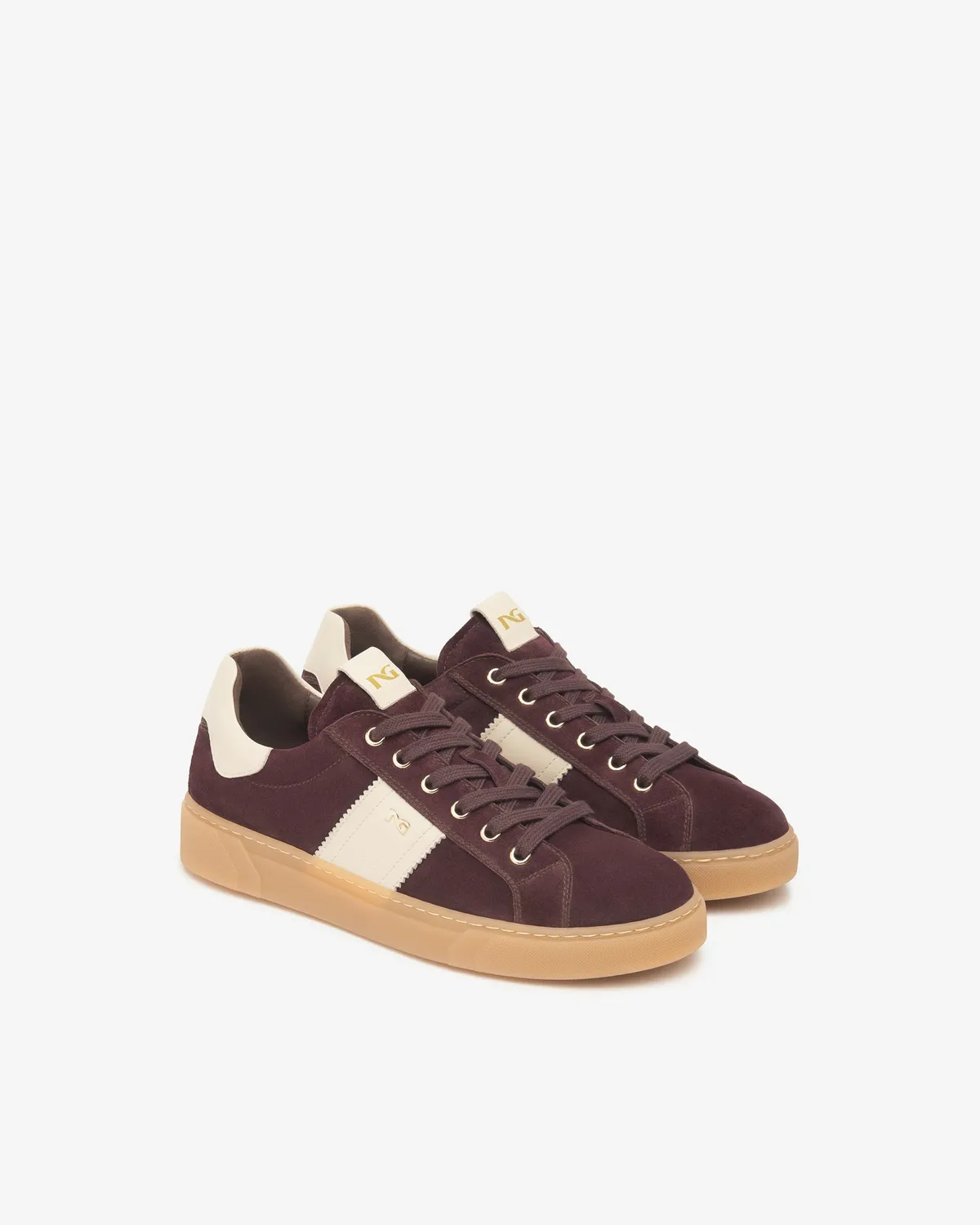 NeroGiardini sneakers piele întoarsă și piele damă