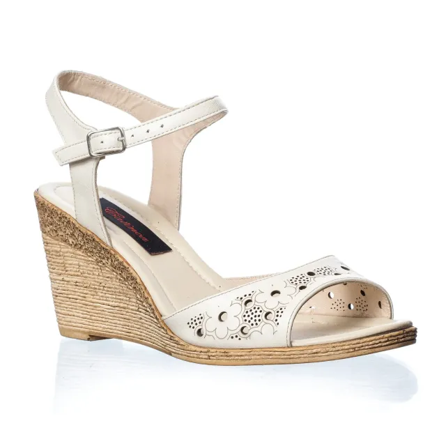 Catinca Shoes P16 B sandale dama bej piele naturala
