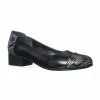 Catinca Shoes T6 NBSA pantofi dama negru sarpe piele naturala
