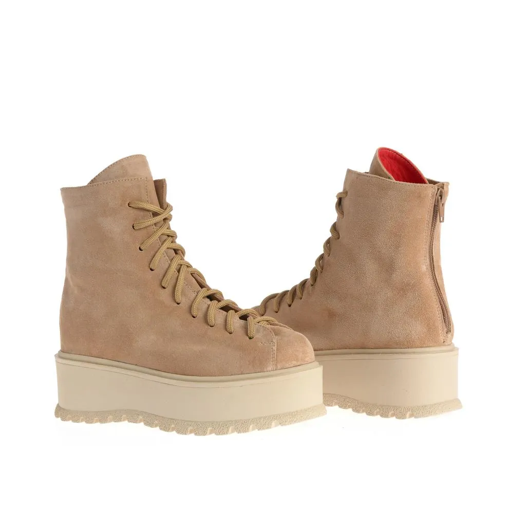 Ana Urbana Valentina bocanci camel piele intoarsa