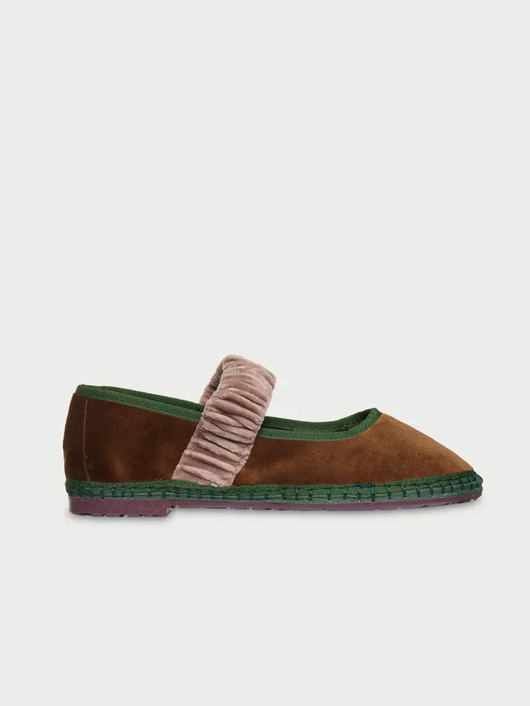 Flagelus Mafalda Triple Tone Tango Brown pantofi maro