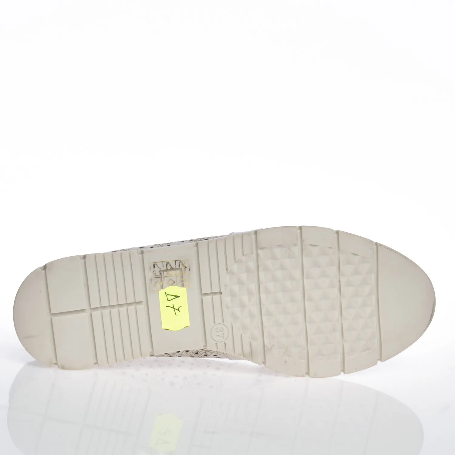 Pantofi damă Catinca Shoes D7 A albi din piele naturală