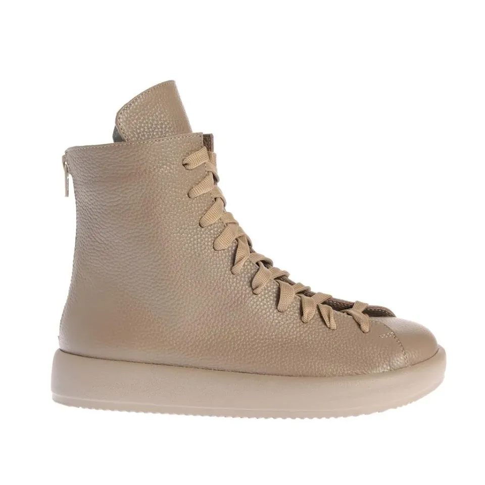 Ana Urbana Shoes Oslo bocanci grej piele texturată