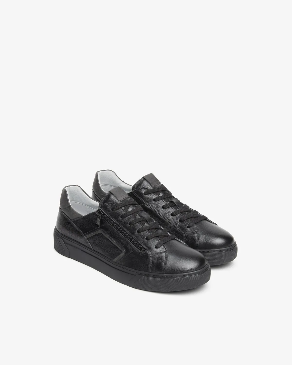 NeroGiardini sneakers barbati piele cu fermoar