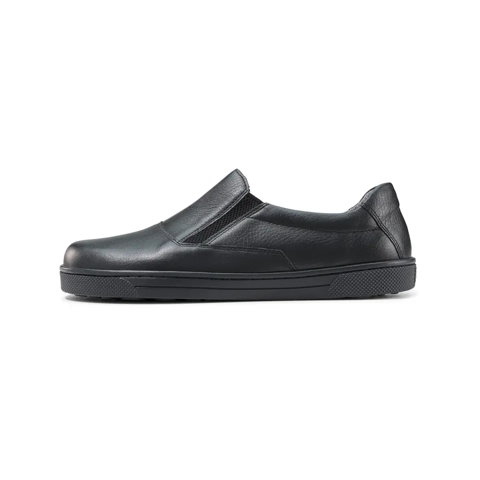 BÄR Bastian pantofi slip-on negri piele