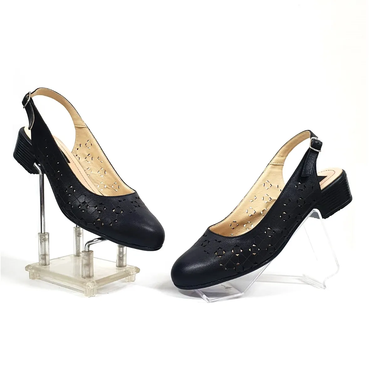 Catinca Shoes T17 sandale dama piele naturala negru box