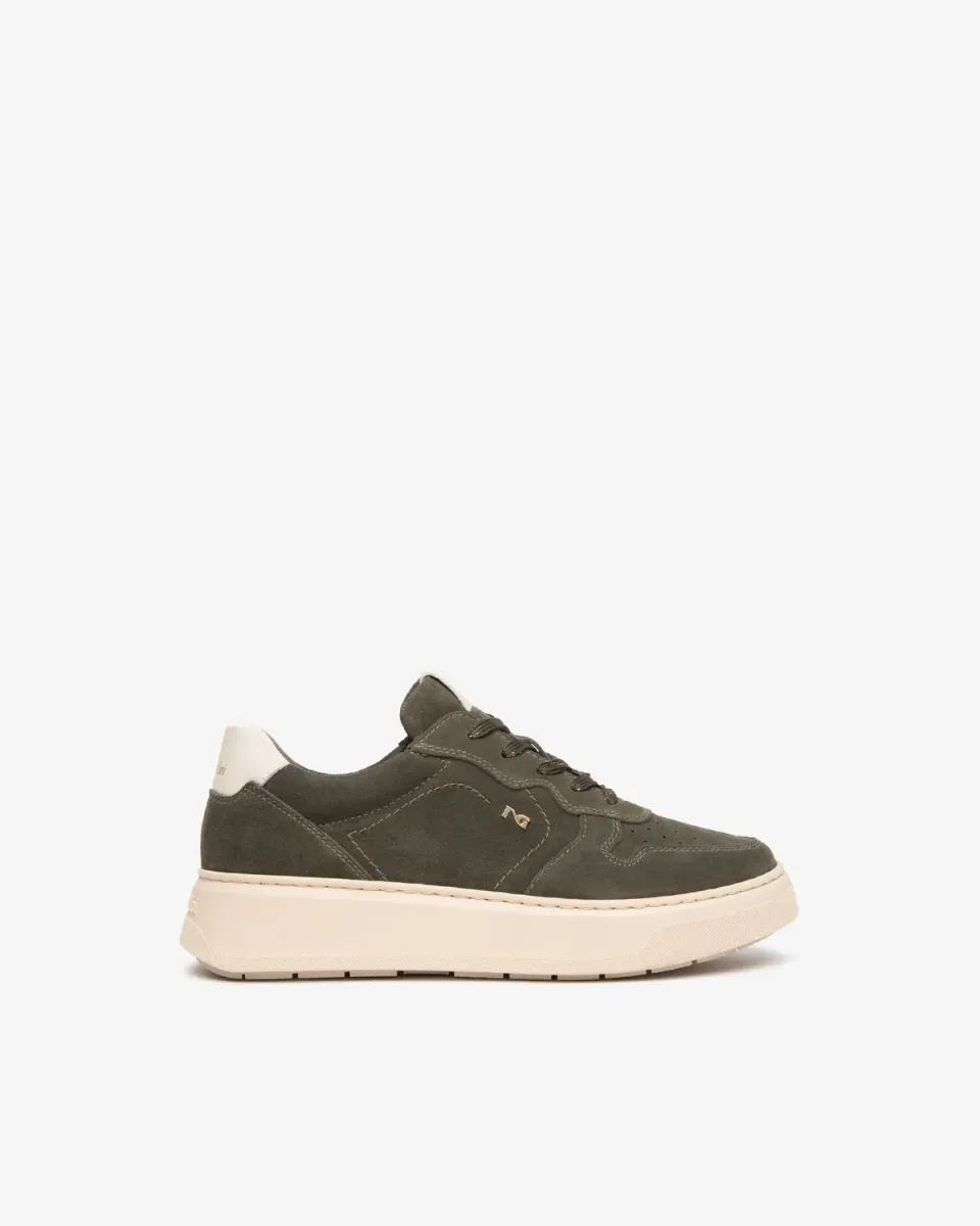 NeroGiardini sneakers damă piele întoarsă platformă