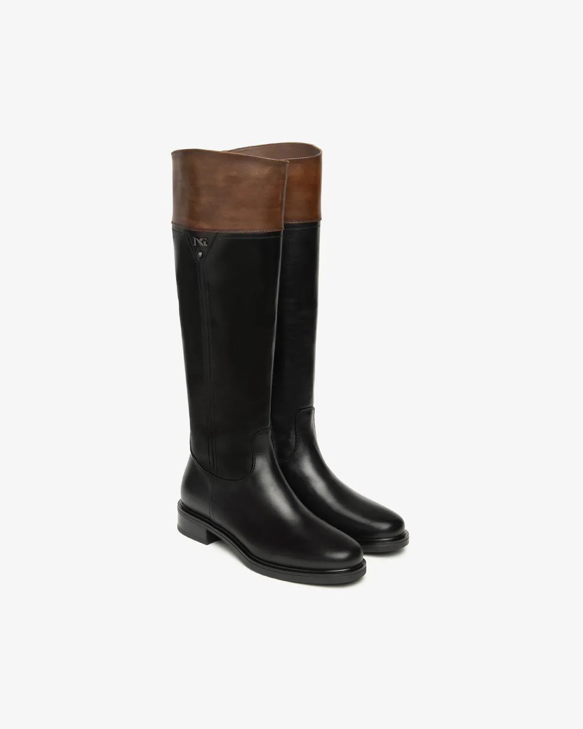 NeroGiardini Cizme Piele Dama Toc 30 mm cu Fermoar