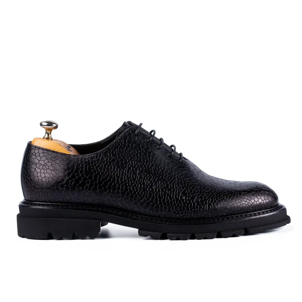 Lucas Shoes Elegant 715 Ukr pantofi barbati negri piele