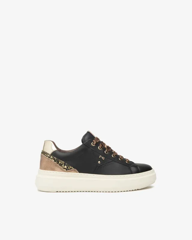 NeroGiardini sneakers damă piele și material tehnic iarnă
