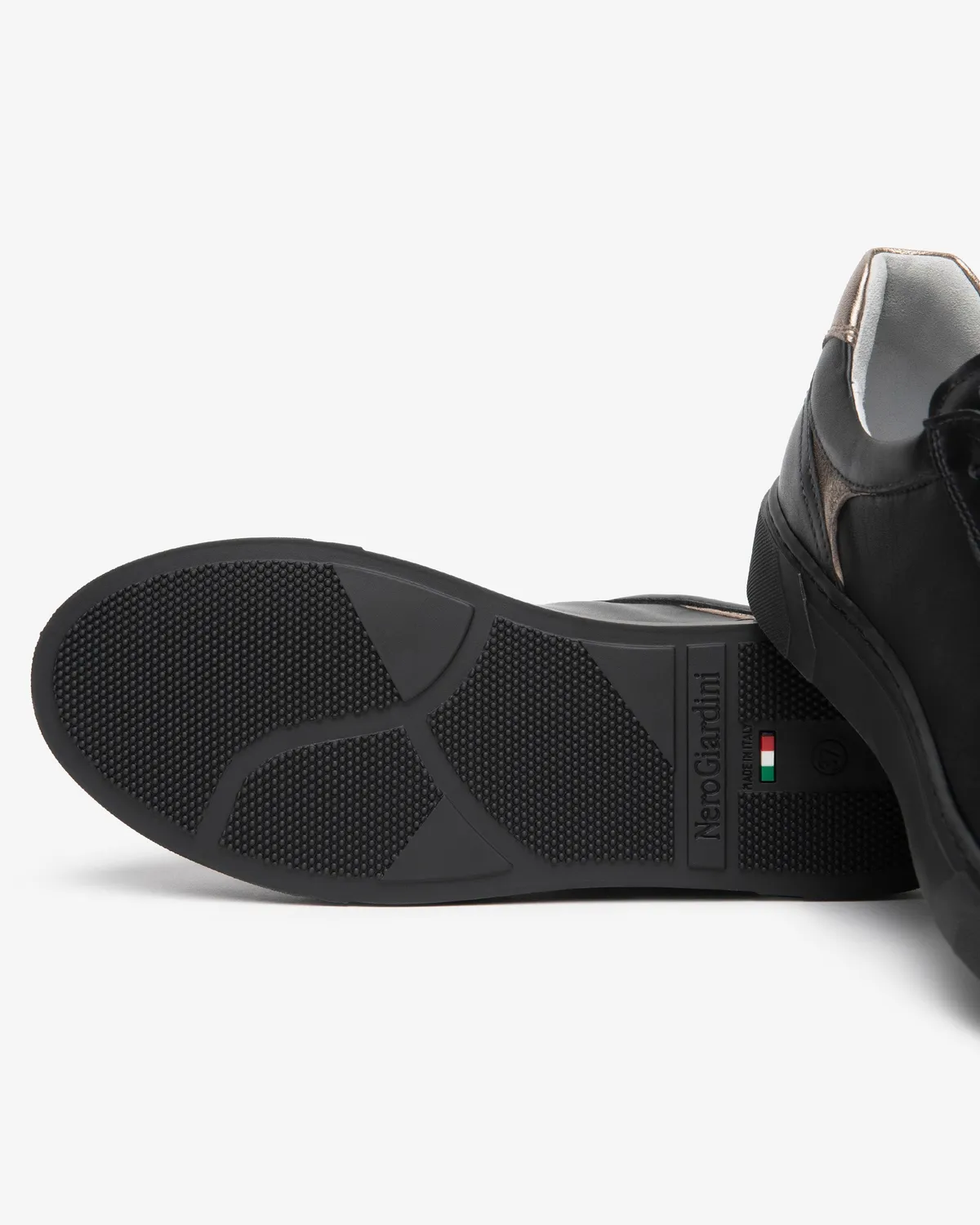 NeroGiardini Sneakers piele dama cu fermoar