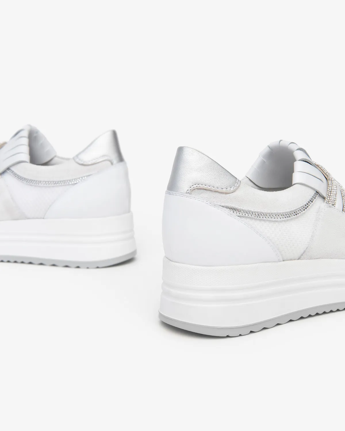 NeroGiardini sneakers piele dama cu branț DryGo