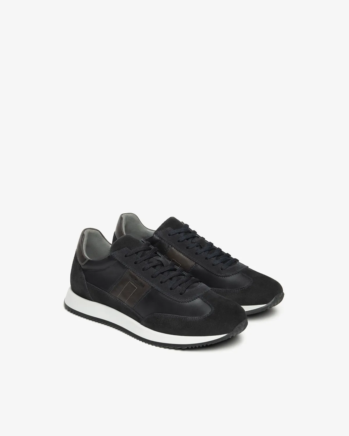 Sneakers piele barbati NeroGiardini piele intoarsa