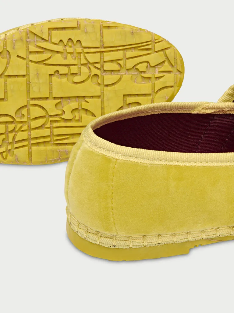 Flagelus Lady Claire Yellow pantofi mary jane galben