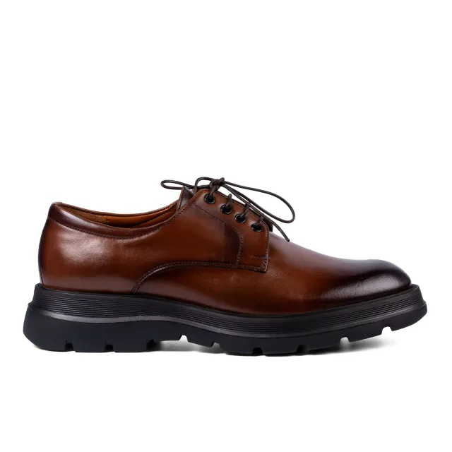 Lucas Shoes Casual 346 1009 pantofi coniac piele