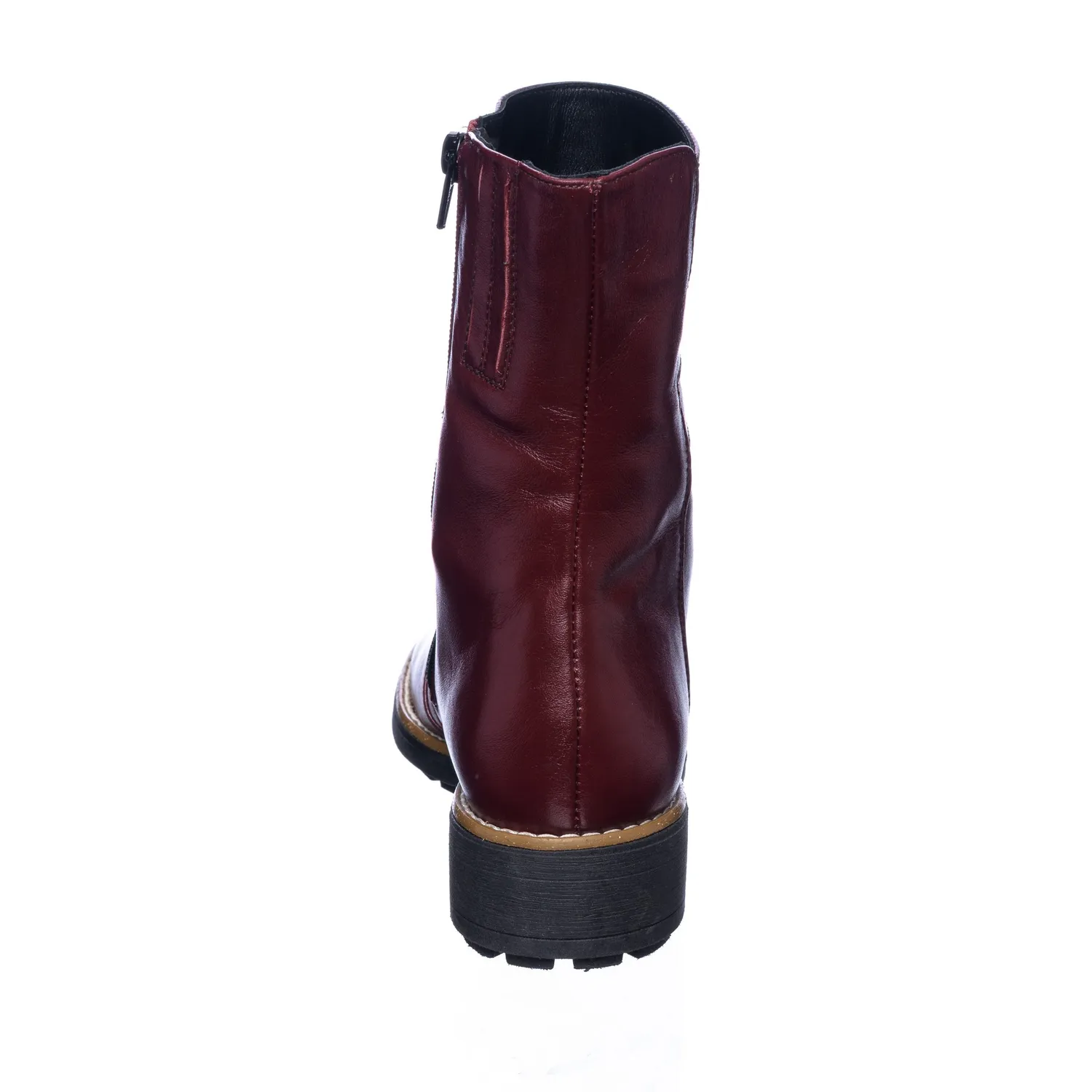 Catinca Shoes M10 BOB ghete dama piele naturala bordo