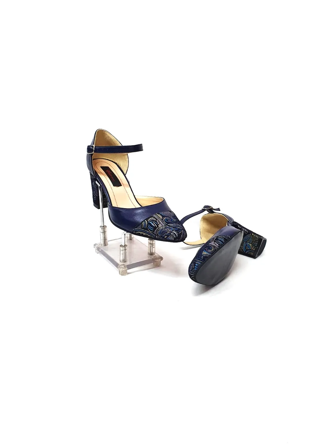 Catinca Shoes D16 BSB sandale dama piele bleumarin