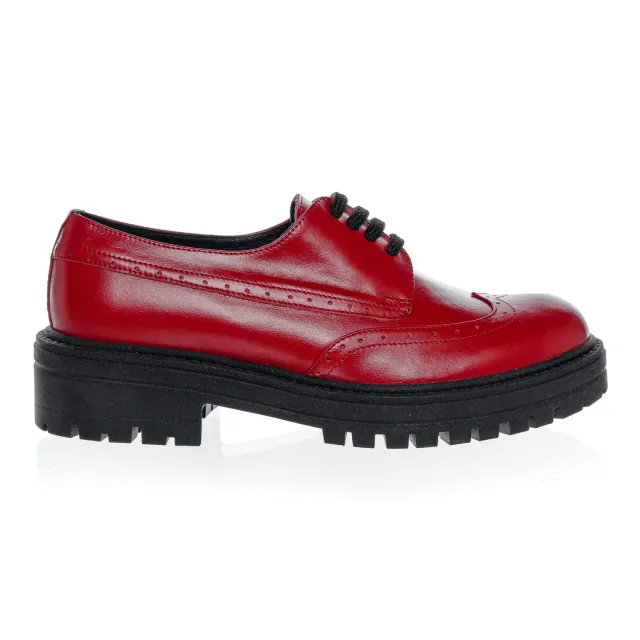 Catinca Shoes G9 RB pantofi dama piele naturala rosu